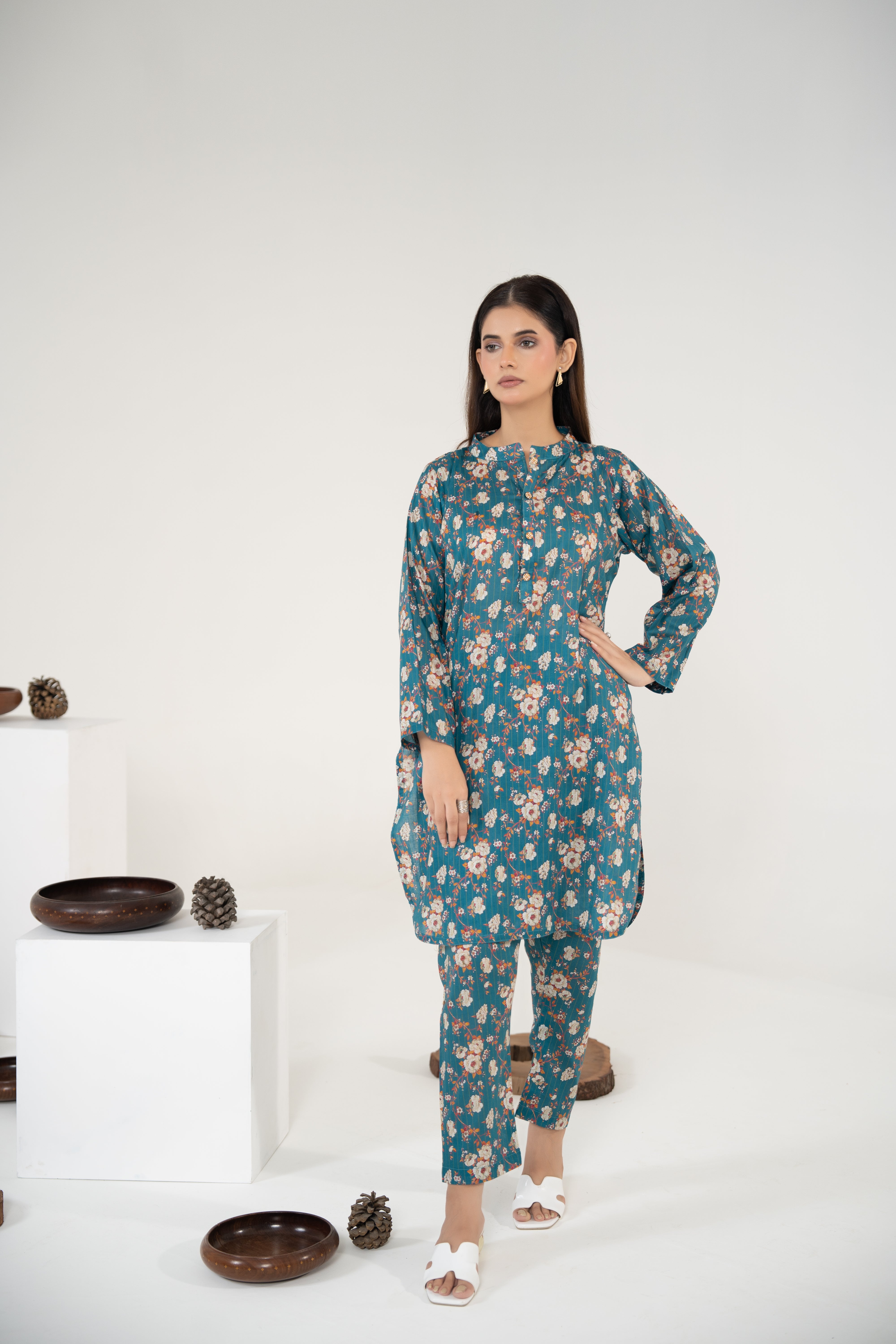 Midnight Dream-2pc printed lawn suit