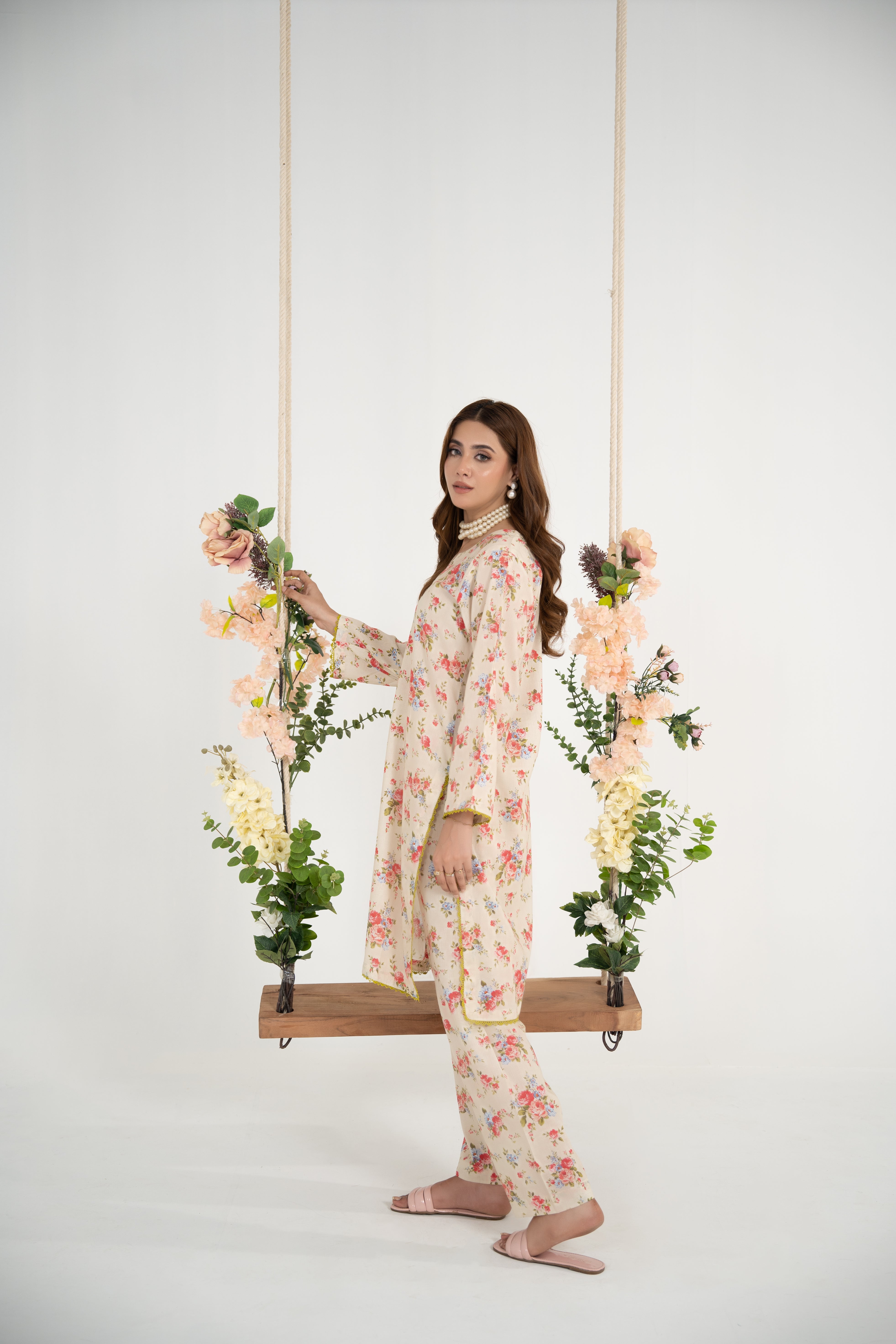 Bashar-2pc printed lawn suit